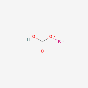 Potassium hydrogen carbonate - CAS 298-14-6 chemical product image