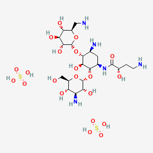 Amikacin sulfate - CAS 39831-55-5 chemical product image