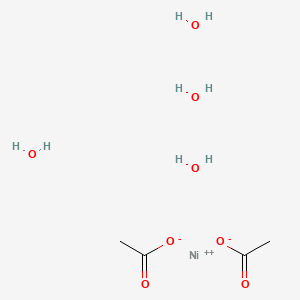 Nickel(II) acetate 4-hydrate - CAS 6018-89-9 chemical product image